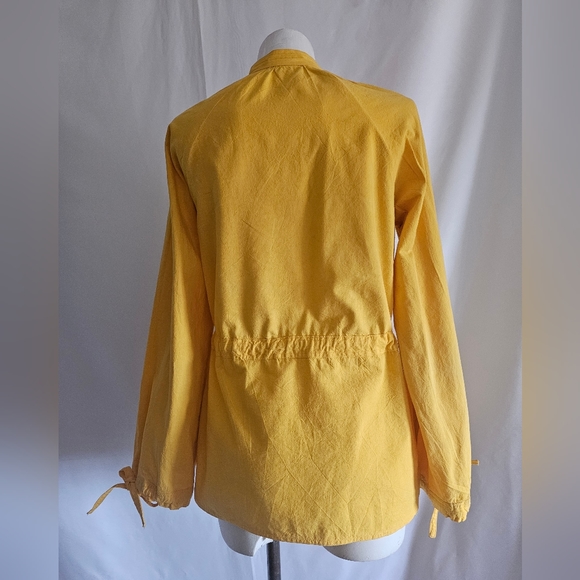 Yellow cotton jacket size Small - Picture 2 of 5